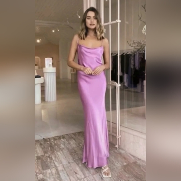 Zara Women’s Pink Satin Effect Slip Dress size M - Picture 11 of 11